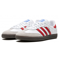 Кроссовки Adidas Samba OG White Better Scarlet