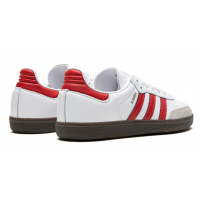 Кроссовки Adidas Samba OG White Better Scarlet