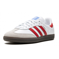 Кроссовки Adidas Samba OG White Better Scarlet