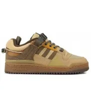 Кроссовки Adidas x Bad Bunny Forum Buckle Low Brown Sand коричневые
