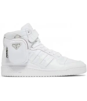 Кроссовки Prada x Adidas Forum High Triple White