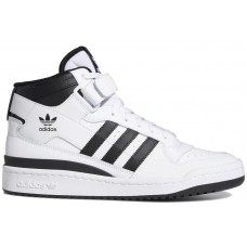 Adidas FORUM 84 High White Black с мехом