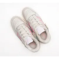 Кроссовки Adidas Forum Low кремовые с розовым