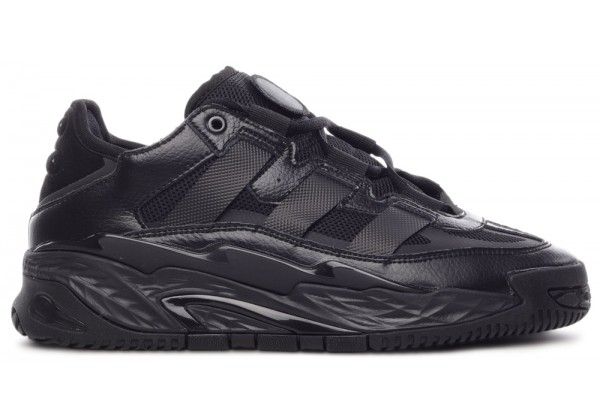 Adidas Niteball All Black с мехом