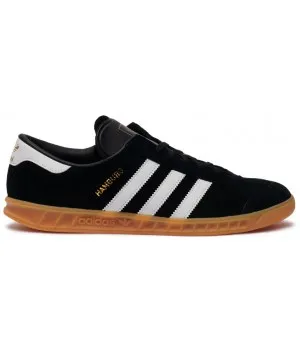 Кроссовки Adidas Hamburg Black White Gum