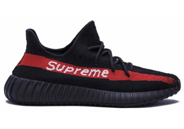 Adidas Yeezy Boost 350 V2 X Supreme Black Red