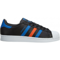 Adidas Superstar Black Blue Red
