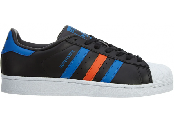 Adidas Superstar Black Blue Red