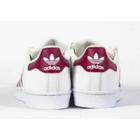 Кроссовки Adidas Superstar 80s White Maroon