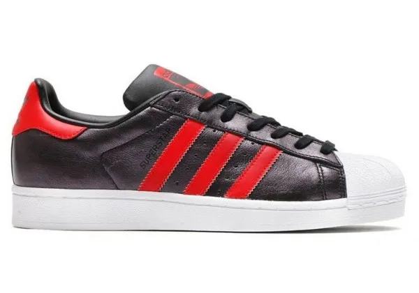 Кроссовки Adidas Superstar Black Red