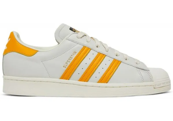 Кроссовки Adidas Originals Superstar Off White Collegiate Gold