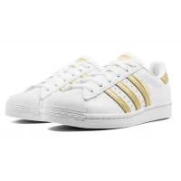 Кроссовки Adidas Superstar White Metallic Gold