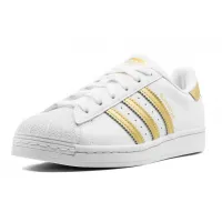 Кроссовки Adidas Superstar White Metallic Gold