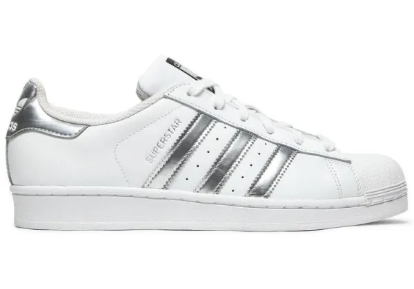 Кроссовки Adidas Superstar White Silver