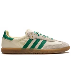 Кроссовки Wales Bonner x Adidas Samba Cream White Bold Green