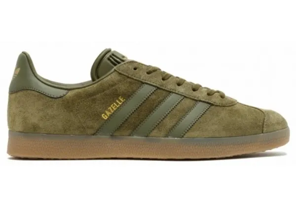 Кроссовки Adidas Gazelle Olive Cargo Gum