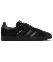 Кроссовки Adidas Gazelle All Black Silver Metallic