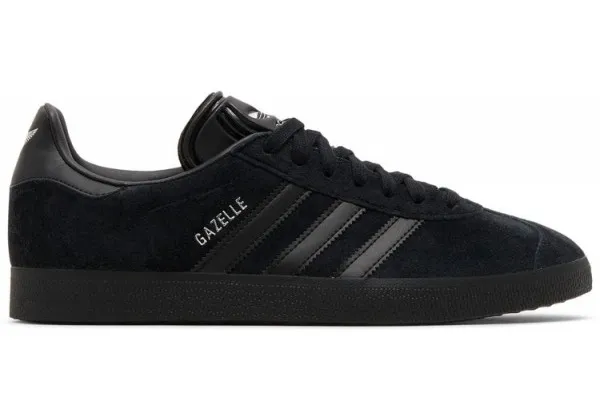 Кроссовки Adidas Gazelle All Black Silver Metallic