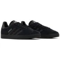 Кроссовки Adidas Gazelle All Black Silver Metallic