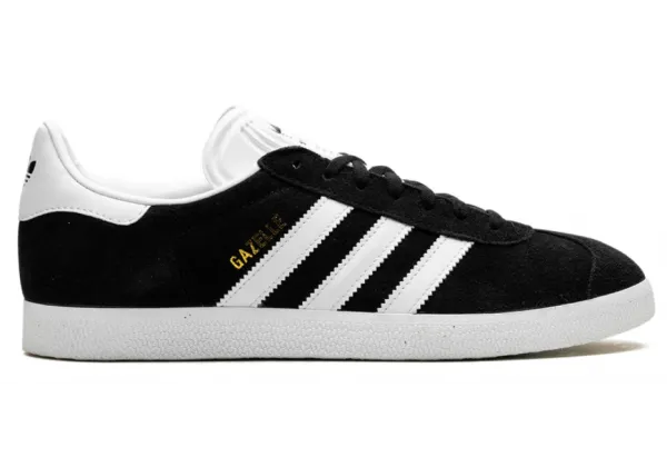 Кроссовки Adidas Gazelle OG Core Black White Gold