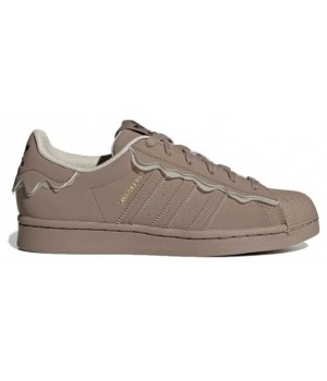 Adidas кроссовки Superstar Light Grey Brown