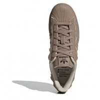 Adidas кроссовки Superstar Light Grey Brown