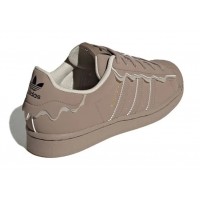 Adidas кроссовки Superstar Light Grey Brown