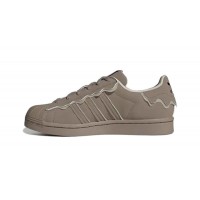 Adidas кроссовки Superstar Light Grey Brown