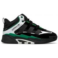 Кроссовки Adidas Niteball Black Green зимние