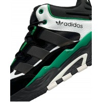 Кроссовки Adidas Niteball Black Green зимние