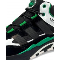 Кроссовки Adidas Niteball Black Green зимние