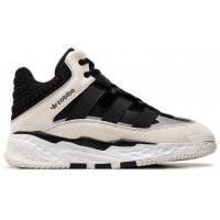 Кроссовки Adidas Niteball Hi Black White зимние