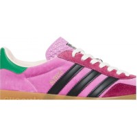 Adidas x Gucci Gazelle Pink Velvet