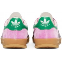 Adidas x Gucci Gazelle Pink Velvet