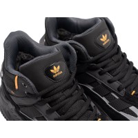 Кроссовки Adidas Niteball 2 High Winter Black Grey Orange