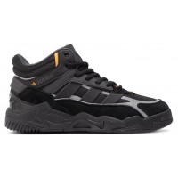 Кроссовки Adidas Niteball 2 High Winter Black Grey Orange