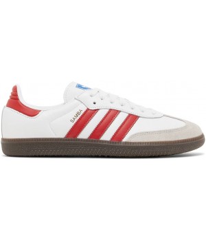 Кроссовки Adidas Samba OG White Better Scarlet