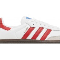 Кроссовки Adidas Samba OG White Better Scarlet