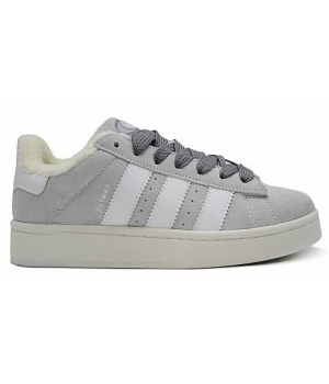 Adidas Originals Campus 00s Grey White с мехом