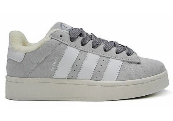 Adidas Originals Campus 00s Grey White с мехом