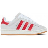 Adidas Campus 00s Crystal White Scarlet
