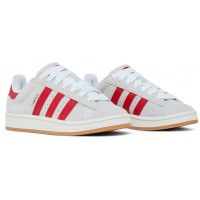 Adidas Campus 00s Crystal White Scarlet