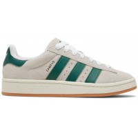 Adidas Campus 00s Crystal White Dark Green