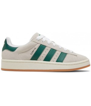 Adidas Campus 00s Crystal White Dark Green