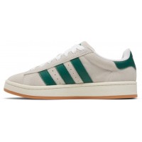 Adidas Campus 00s Crystal White Dark Green
