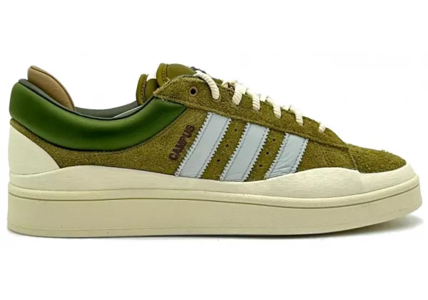 Кроссовки Adidas Campus Bad Bunny Green Cream White