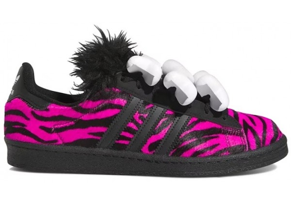 Кроссовки Adidas x Jeremy Scott Campus 80S Bones Pink Zebra