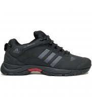 Кроссовки Adidas Terrex Climaproof Black Grey short с мехом