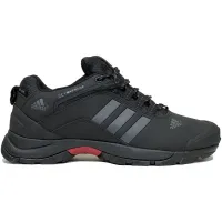Кроссовки Adidas Terrex Climaproof Black Grey short с мехом