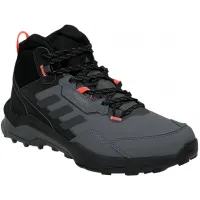 Ботинки Adidas Terrex AX4 Mid Gore-Tex черные с серым с мехом